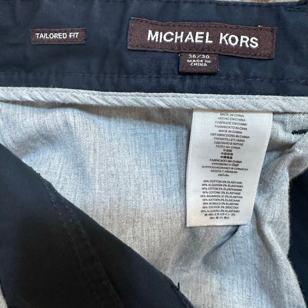 Michael Kors Men's Tailored Fit Pants sz 36 x 30 - Picture 2 of 8